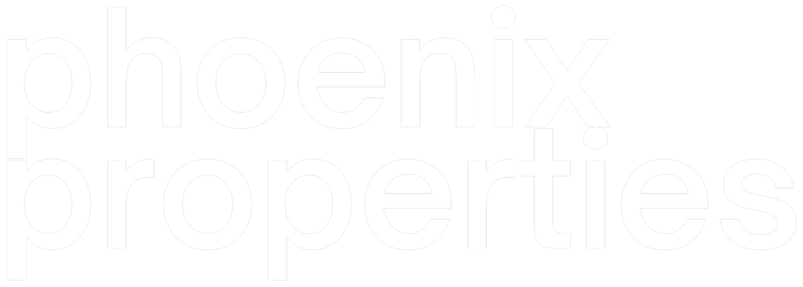 Logo blanc Phoenix Properties
