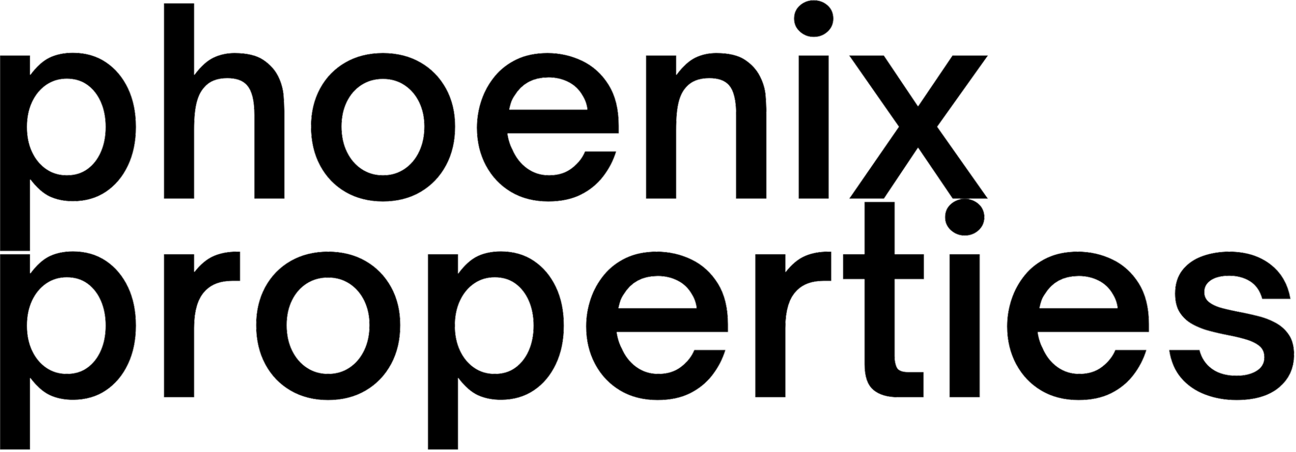 Logo noir Phoenix Properties